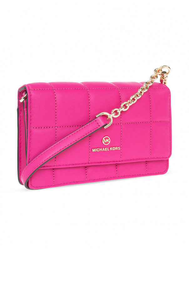 Michael kors jet set deals wallet on a chain